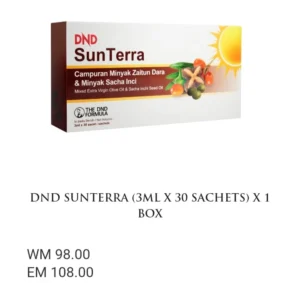 DND SUNTERRA (3ML X 30 SACHETS) X 1 BOX
