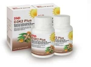 DND D3K2 PLUS SOFTGEL (60 SOFTGEL) X 2 BOTTLES