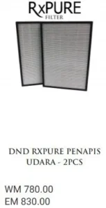 DND RXPURE PENAPIS UDARA - 2PCS