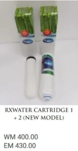 RXWATER CARTRIDGE 1 + 2 (NEW MODEL)