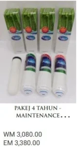 PAKEJ 4 TAHUN - MAINTENANCE RXWATER
