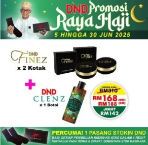 PACKAGE 17: BEAUTY PACKAGE : 2 DND FINEZ + 1 DND CLENZ