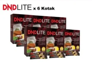 PACKAGE 17: DND LITE (15 SACHETS X 5G) X 6 BOXES