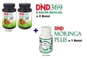 PACKAGE 5: 2 BOTOL DND ESIO + 1 BOTOL DND MORINGA PLUS