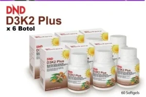 package 13: DND D3K2 PLUS SOFTGEL (60 SOFTGEL) X 6 BOTTLES