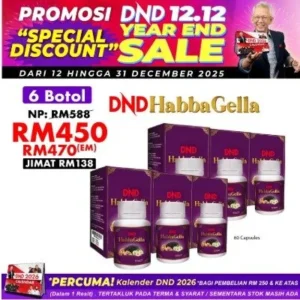 DND HABBAGELLA 60 CAPSULE X 6 BOTOL
