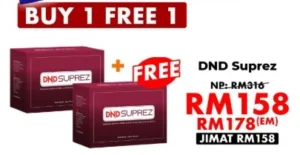 DND SUPREZ (15 SACHET X 20G) X 1 BOX + FREE 1 BOX SUPREZ